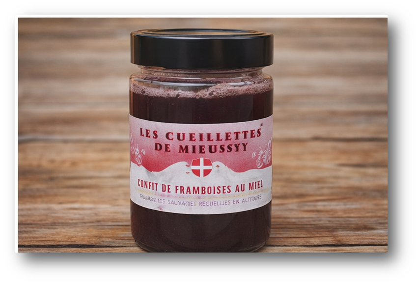 Confit de Framboises au Miel 